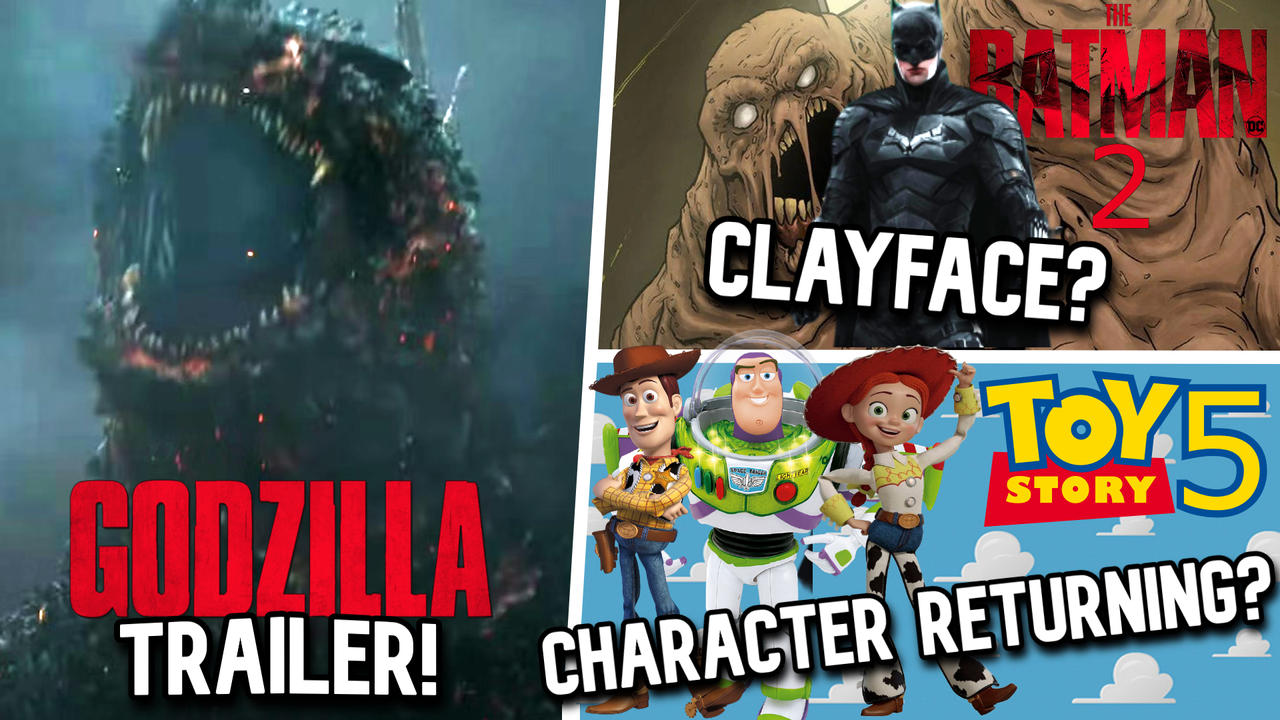 Batman 2 Clayface, Godzilla Trailer, Toy Story 5 by ReviewFlicks