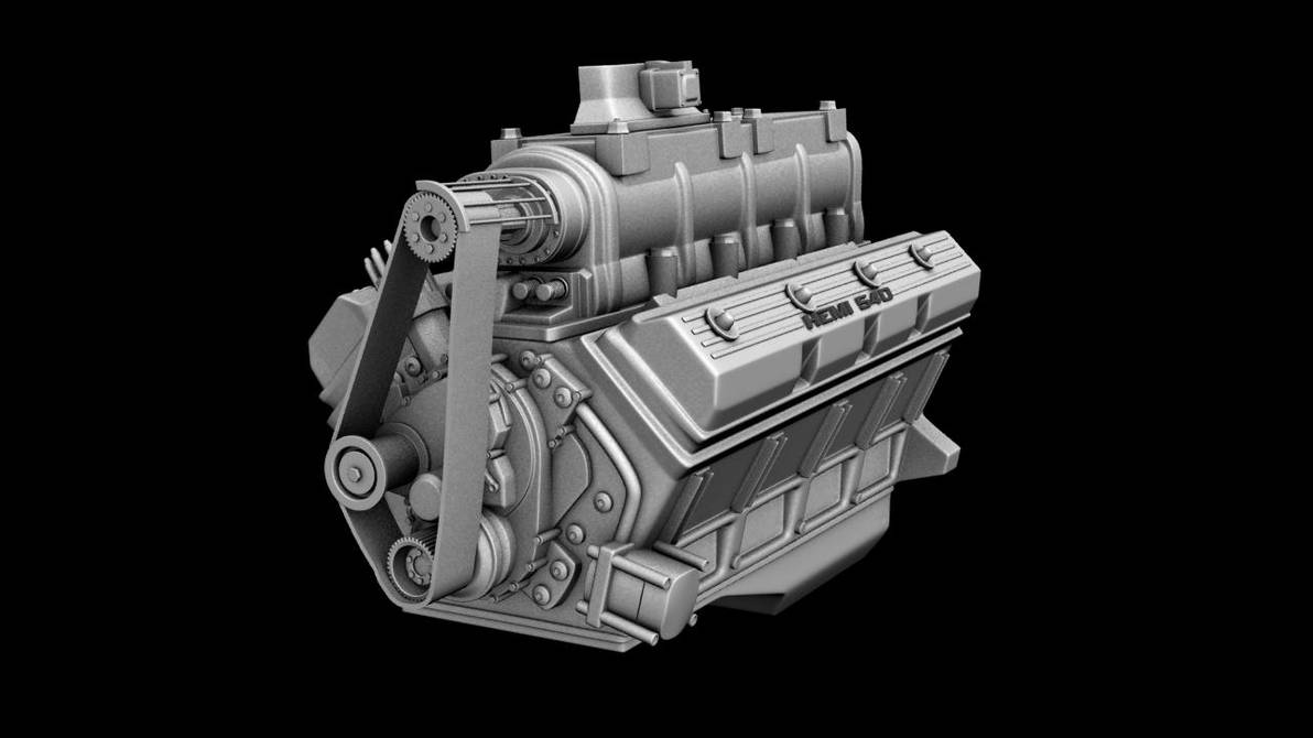 Engine 3D Model by irfancelal on DeviantArt