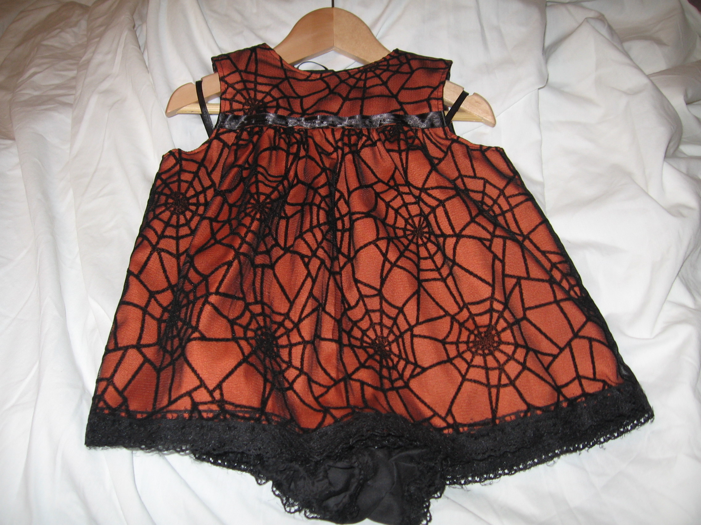 Antique Spider Tiny Goth Dress