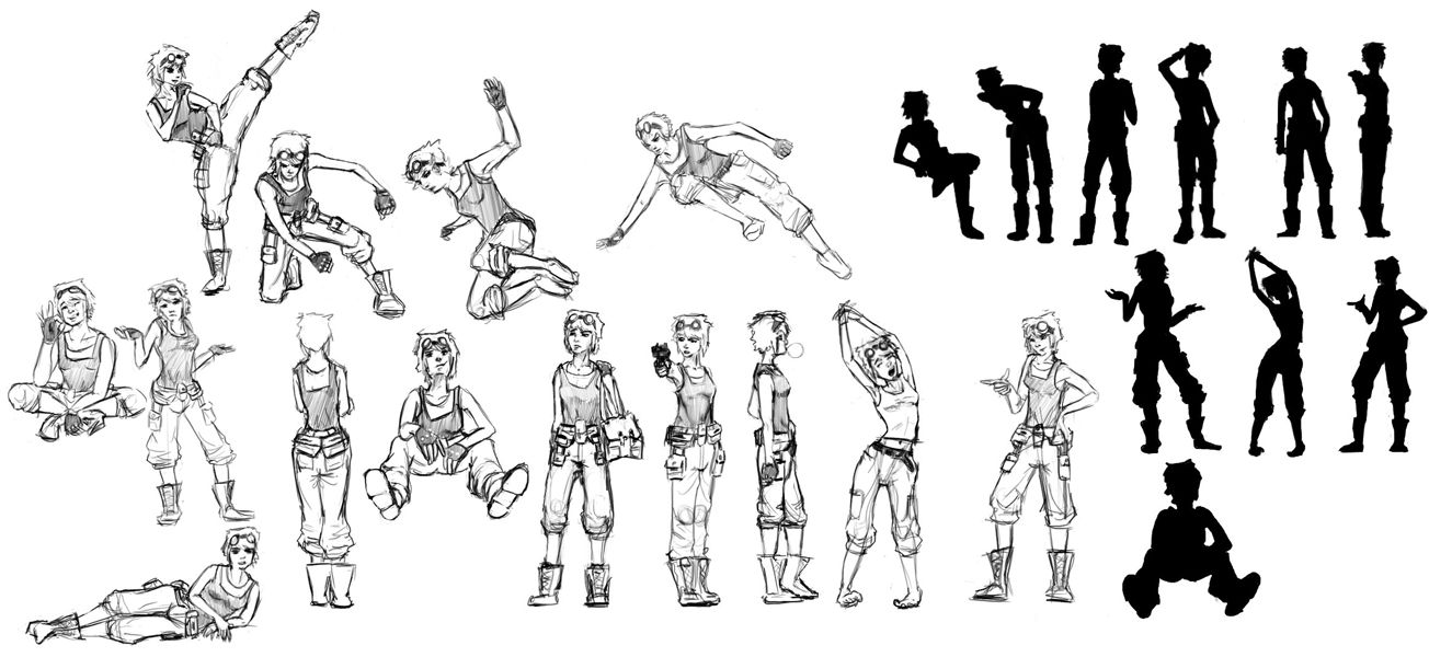 Character Concept Body Poses by UnInfinitum on DeviantArt