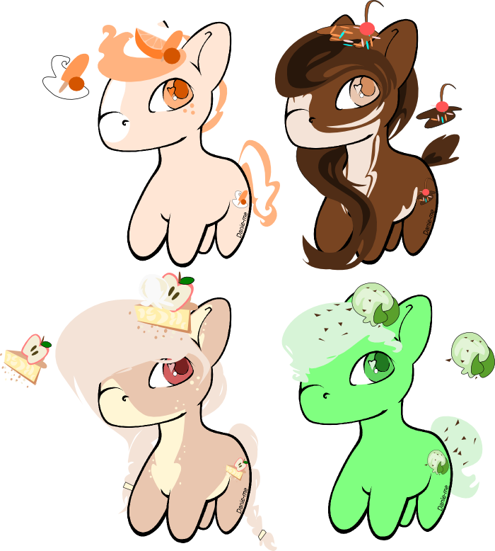 Dessert pony adopts (closed)