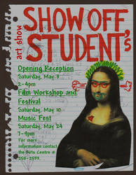 Student Art Show Poster 3