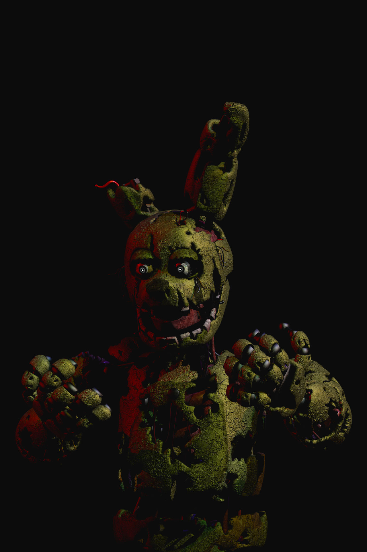 SPRINGTRAP MODEL PRACTICE AND LIGHTING PRACTICE by jaja182 on DeviantArt