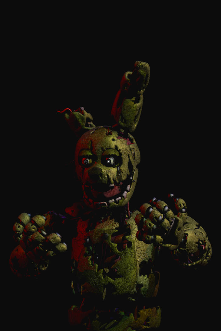 SPRINGTRAP MODEL PRACTICE AND LIGHTING PRACTICE by jaja182 on DeviantArt