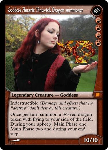 Goddess Amarie Tinuviel Dragon summoner       