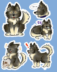 Some doggo stickers