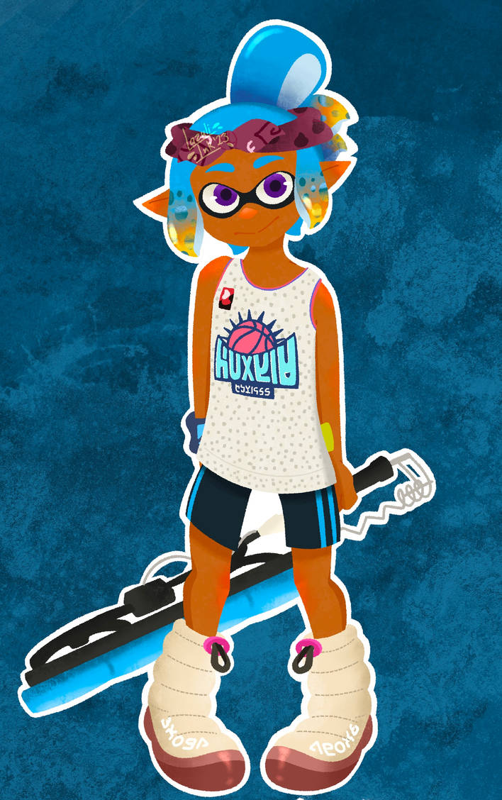 Splatana Designs Splatana Wiper Inkling by lesbyeen on DeviantArt