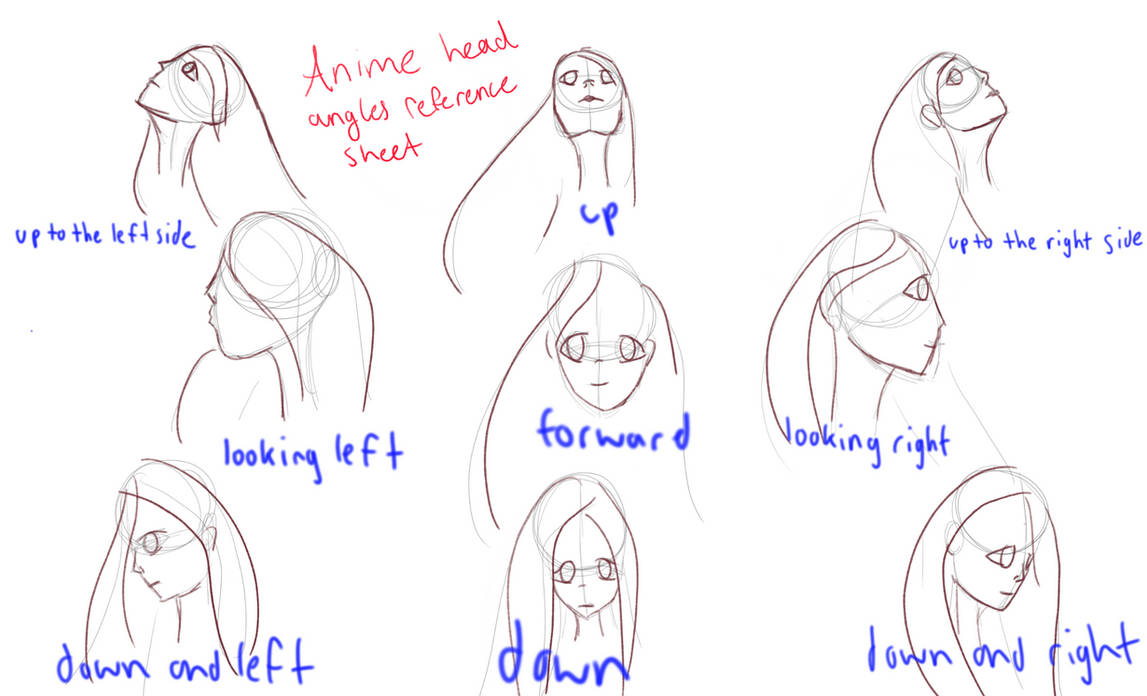Anime Head Angles Reference Sheet By Izzlfrizzle On Deviantart Anime Head Angles Reference Sheet By Izzlfrizzle On Deviantart