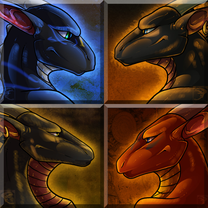 Icon Commishes - Dragonic Brotherhood