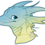 Bust Comish - Dolphin Dragon