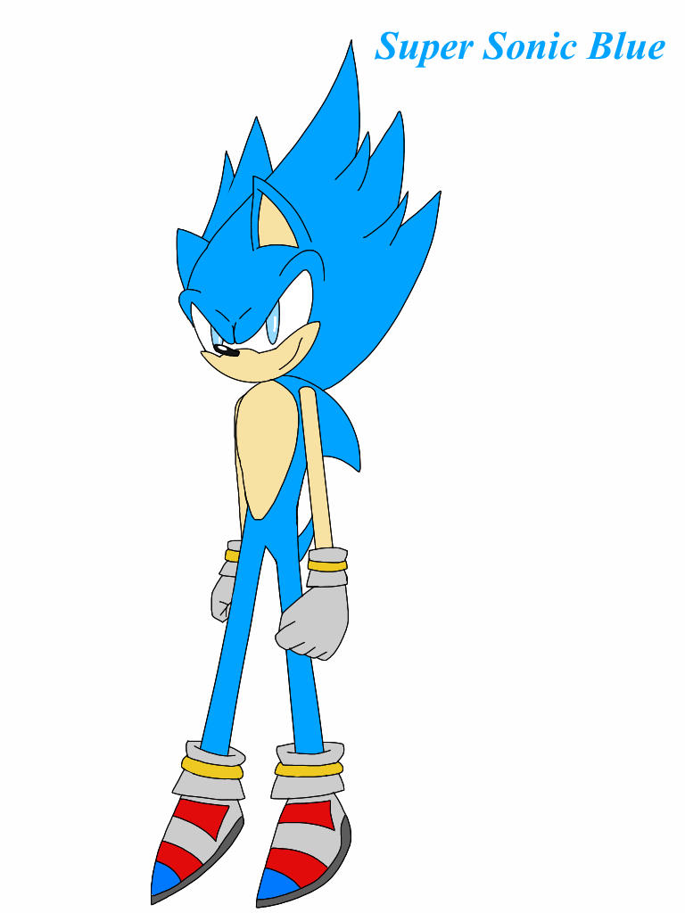 Super Sonic Blue/SSGSS by ExcaliburKaizuhan17 on DeviantArt