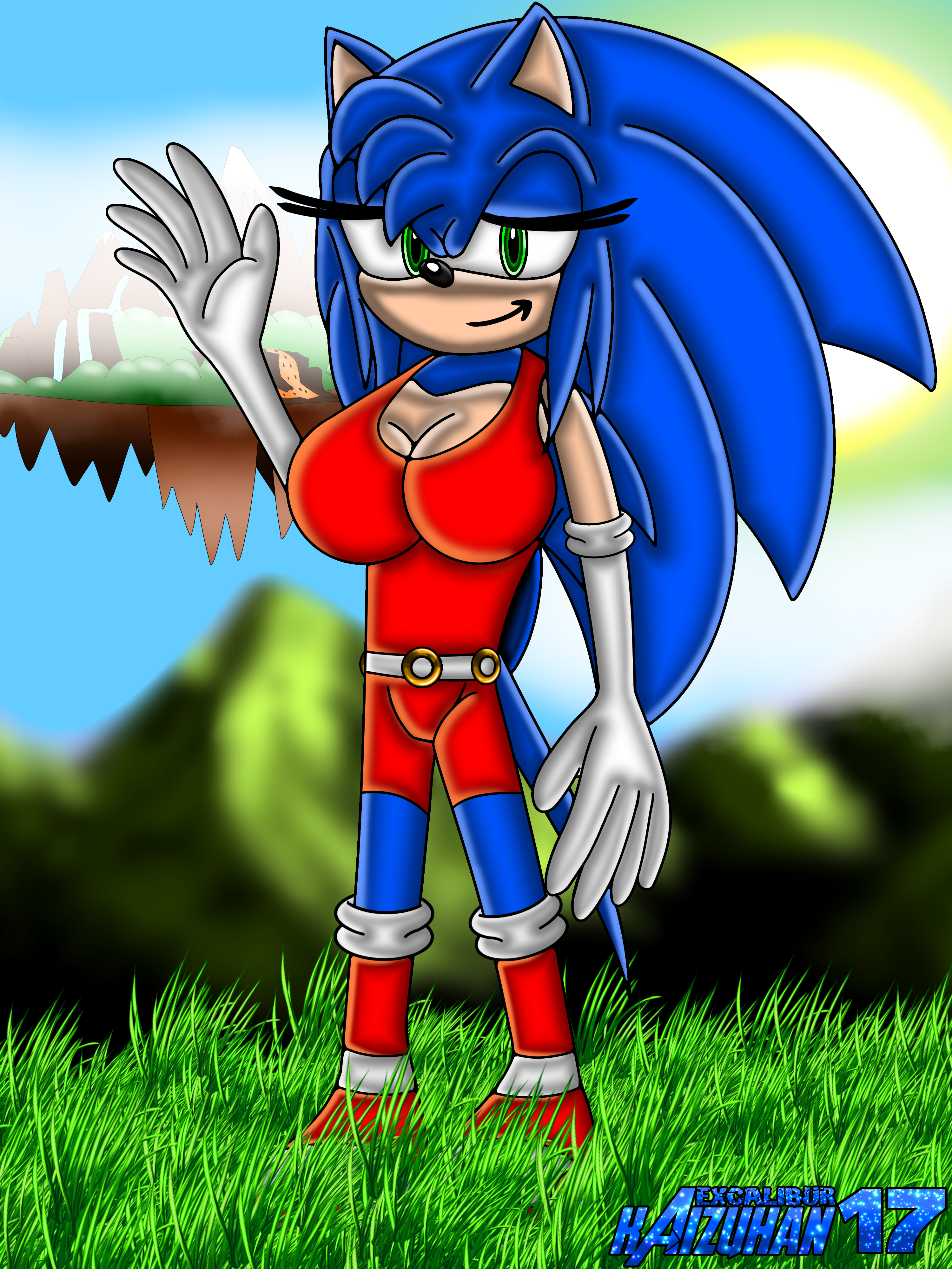 Top Ten Hottest Female Sonic Characters by DizzyStarfie on Newgrounds