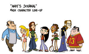 Andi's Journal characters