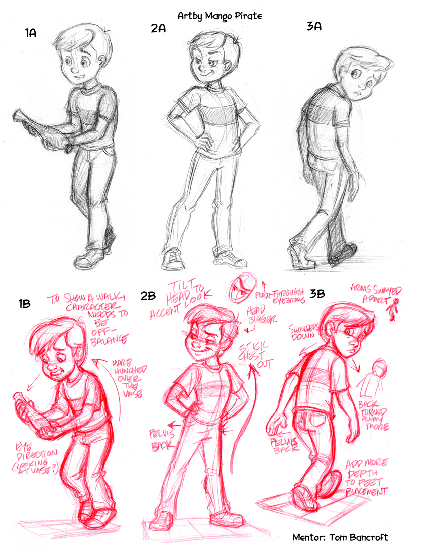Learning Segments Deviantart Assignment 1 Mentor Notes by tombancroft on DeviantArt