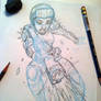 Biker Girl_sketch