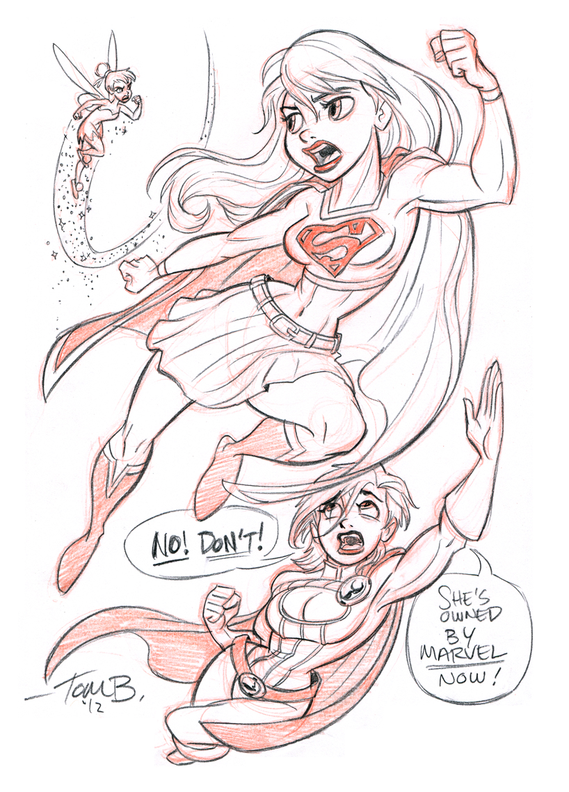 Supergirl-Tink Team up!