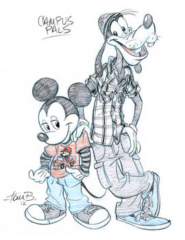 Mickey and Goofy- Team up week