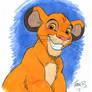 Young Simba in color