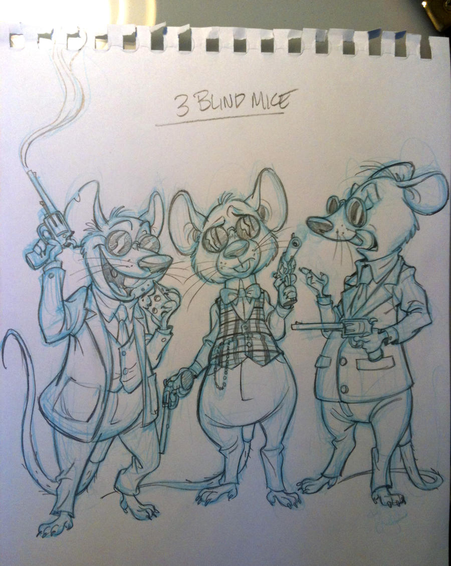Three Blind Mice- with guns