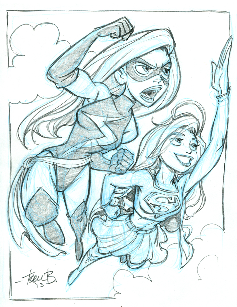 Ms. Marvel and Supergirl