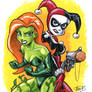 Harley and Ivy back- to- back