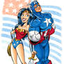 Wonder Woman and Captain America