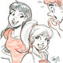 Betty and Veronica sketch