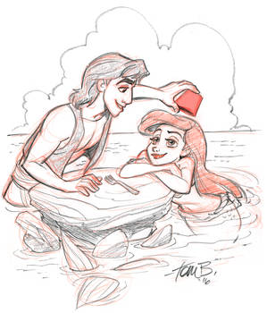 Aladdin and Ariel trade