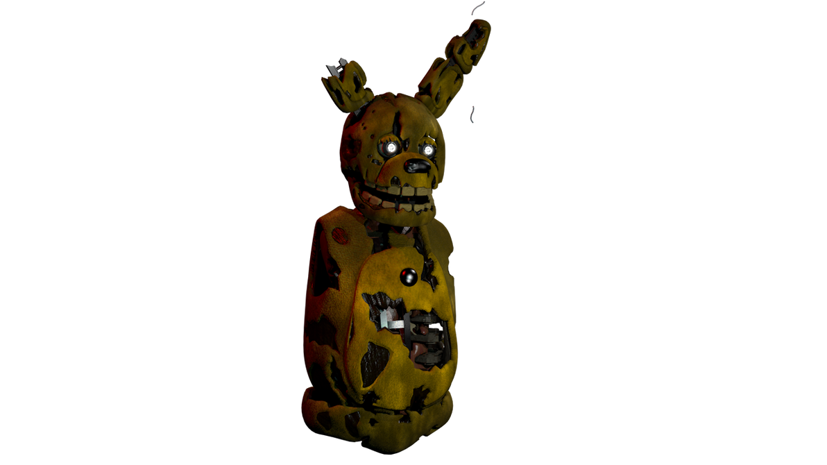 (C4D/FNaF) movie Springtrap WIP2 by Godzillatrap on DeviantArt