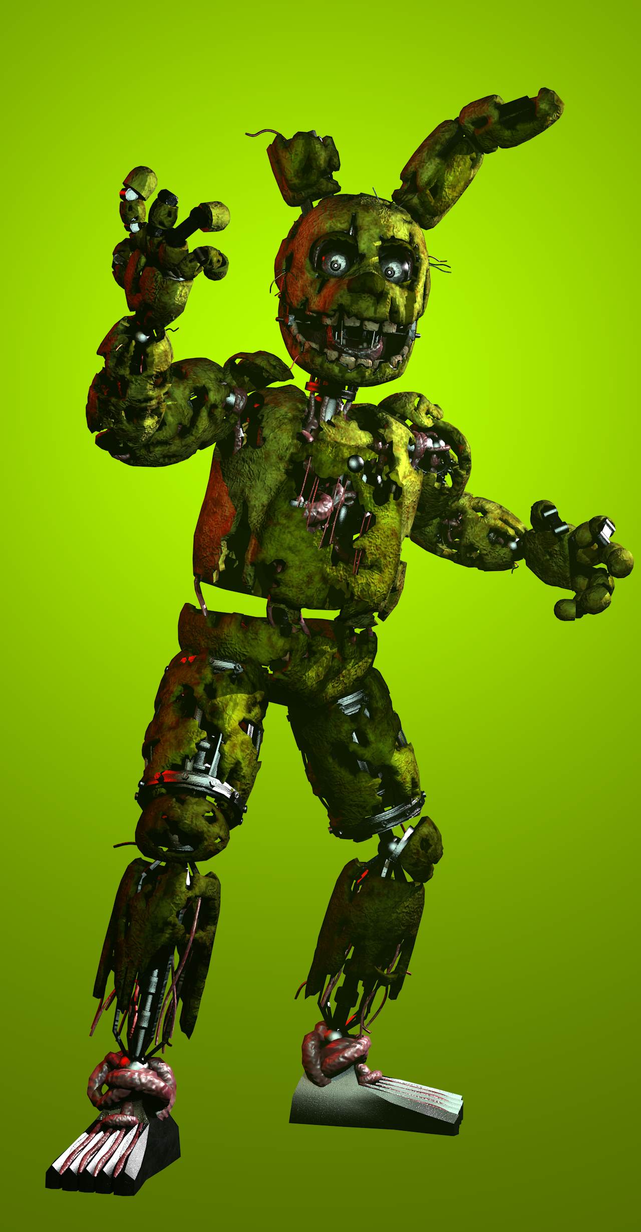 Fanf 6springtrap (C4D/FNaF) SD Springtrap by Godzillatrap on DeviantArt