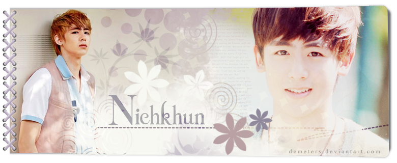 2PM s Nichkhun Signature Banner