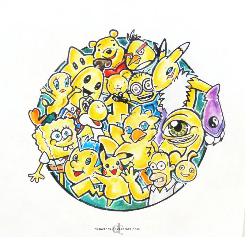 Yellow friends by demeters on DeviantArt