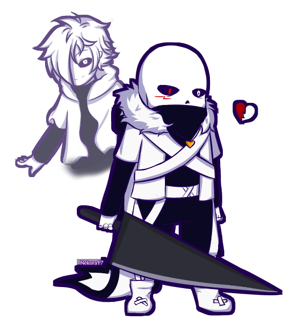 Cross chara and Cross Sans ( OverTale ) by AniiTaRuiz on DeviantArt