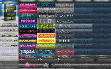 Photoshop Styles BUNDLE pack 1