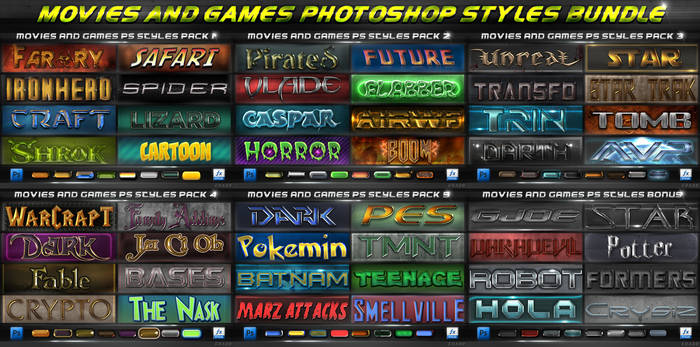 Movies 'n' Games Styles BUNDLE