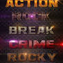 Action Filmatic Photoshop Styles - Text Effects