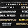 5 Professional Chrome Text Effects - PS Styles