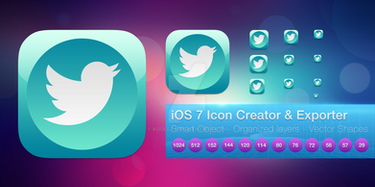 iOS 7 Flat Icon Creator and Exporter