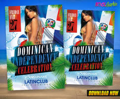 Dominican Independence Celebration Party Flyer