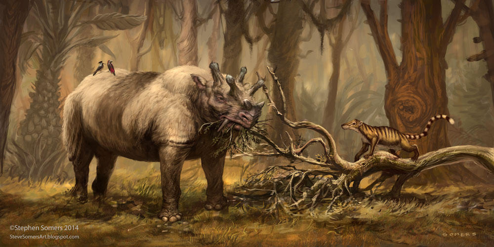 Eobasileus and Chriacus in North American Eocene by StephenSomers on ...