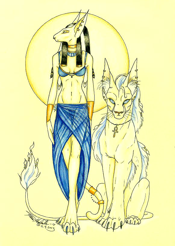 bastet oncolouredpaper