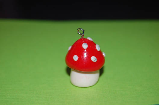 polymer clay mushroom