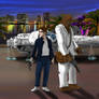 Intergalactic Ballers  Han Solo Chewie Miami Vice