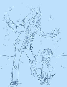 Sketch : Simon and Marcy