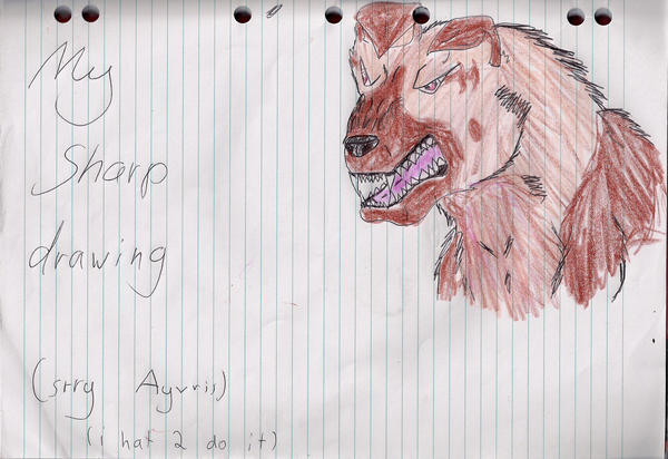my sharp fan art drawing by werekyuubiwolf12 on DeviantArt