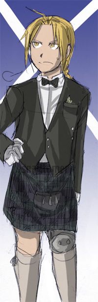 FMA: Ed in a kilt