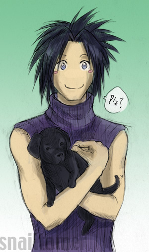 FFVII: Zack + Puppy