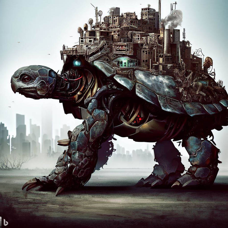 Necro tech turtle. by BergionStyle on DeviantArt