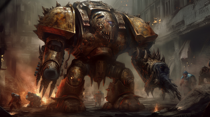 Warhammer dreadnought. by BergionStyle on DeviantArt