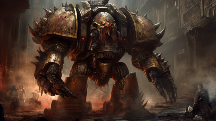 Warhammer dreadnought. by BergionStyle on DeviantArt